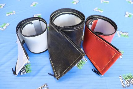 Cam Elyaf Silikon Fermuarlı Kablo Kılıfı - YKK-001F(10 adet)